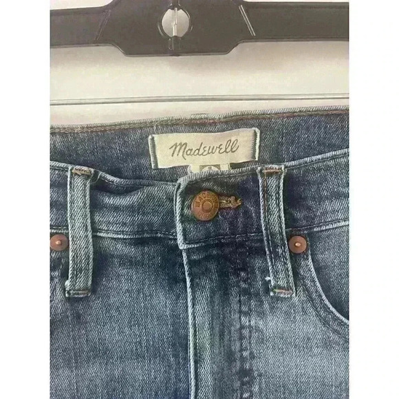 Madewell Cali Demi Boot Jeans Medium Wash Size 24 inseam 26" rise 10" - Picture 3 of 5